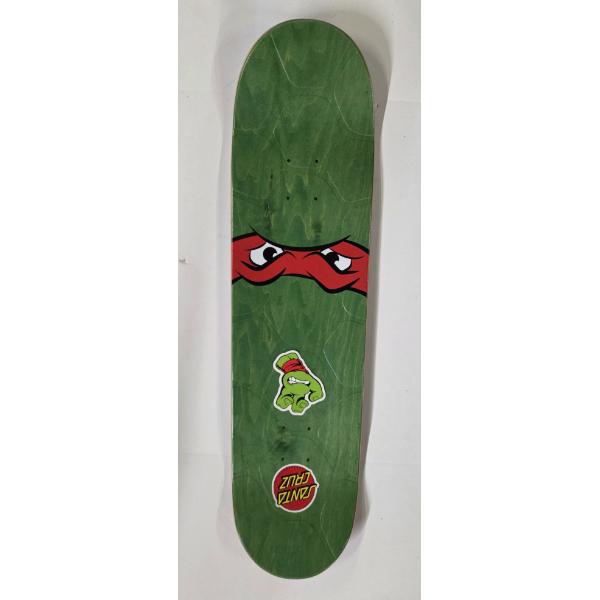 Display Worthy Santa Cruz x Teenage Mutant Ninja Turtles Collectable Skateboard Deck Featuring Rapha