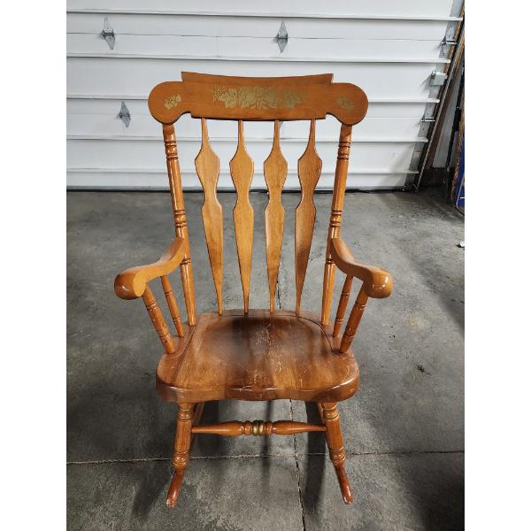 Nice Wooden Rocking Chair - Great Condition! 