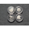Image 1 : 2000 Canada Half Dollar Birds of Prey Proof Silver 4 Coin Set
