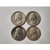 Image 1 : Four 90% Silver United States 1964 Washington Quarters ~ $1.00 in Face Value! ~ VERY NICE COINS!