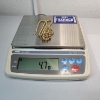 Image 4 : Stunning 14K Gold Beaded Chain 18.5" Necklace Total Weight: 4.7g