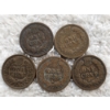 Image 2 : Five US Indian Head Cents from the Late 19th and Early 20th Centuries AFV $.05