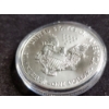 Image 3 : 1 Oz .999 Fine Silver 2018 American Eagle Round in Capsule Protector