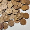 Image 6 : Large Assortment of United States Lincoln Cents - Mainly Wheat Cents - Face Value: $1.50