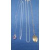 Image 2 : (3) Sterling Silver Necklaces - Weight: 11g