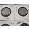 Image 2 : Four Assorted 90% Silver United States Barber Quarters ~ $1.00 Face Value