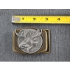 Image 4 : Grey P.A.P. Loyal Order of Moose Belt Buckle In Great Condition