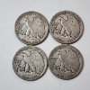 Image 2 : Four 1941 United States 90% Silver Walking Liberty Half Dollars - Face Value: $2.00