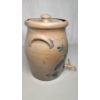 Image 3 : Vintage Row Pottery Works 25 Years Commemorative Glazed Stoneware Beverage Cooler/Dispenser With Lid
