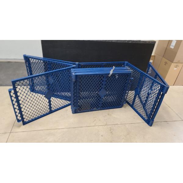 (2) Plastic 6 Panel Play Yards