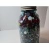 Image 5 : Vintage Large Mason Jar Full of Assorted Marbles Including Some Uranium 