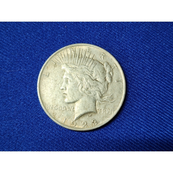 1923 90% Silver Peace Dollar