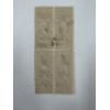 Image 3 : Rare Civil War 1865 First Issue Cent U.S. Washington Revenue Stamps - Block Of 4 - Excellent
