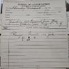 Image 3 : INTERESTING!!! Collection of 5 Antique MUGSHOT Bertillon Criminal Booking Sheets