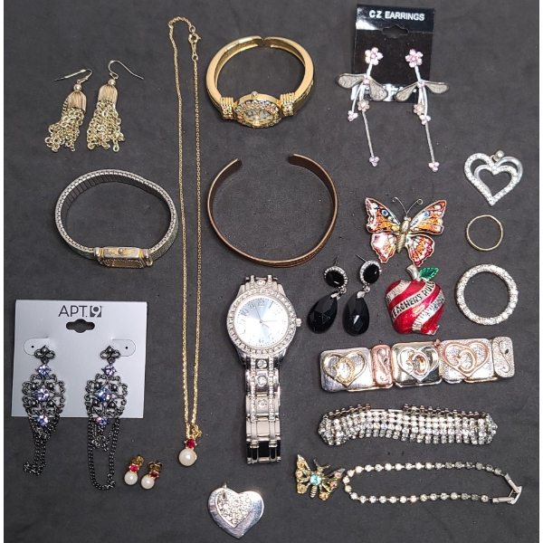 Assorted Fashion Earrings, Bracelets & More 