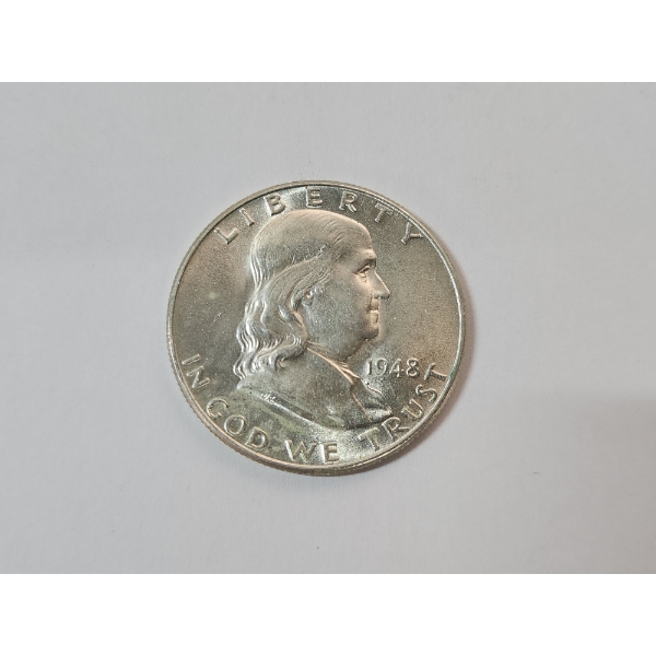 1948 Franklin Half Dollar - 90% Silver 