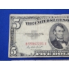 Image 2 : x2 United States Red Seal $5 Bank Notes: Series 1928 E  & 1953 A - FV: $10.00