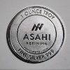 Image 3 : 2024 Asahi Refining 1 Troy Ounce 999 Fine Silver Lunar Calendar Series Round ~ YEAR OF THE DRAGON