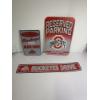 Image 1 : 3 Ohio State Signs - Buckeye Fan Man Cave - Reserved Parking Ohio State Fans Only 