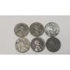 Image 1 : (6) 1943 Steel Lincoln Wheat Cents - Face Value: $0.06