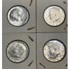 Image 1 : Lot of 4 90% Silver 1964 Kennedy Half-Dollars, FV $2.00