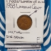 Image 6 : Lot of 33 Assorted Lincoln Wheat Cents - 1950's - Various Conditions & Errors - Face Value: $0.33