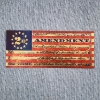 Image 1 : 2ND Amendment Right to Keep & Bear Arms American Flag 999999 $2 Gold Foil Note ~ In Mint Condition!