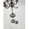 Image 4 : Incredible Sterling Silver 5-Arm Candelabra - Total Weight: 5.4lbs