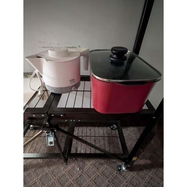 Rival Hot Pot & New Red Non Stick Pan