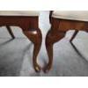 Image 6 : Exquisite Queen Anne Oval 68''x44''x30'' Solid Cherry Wood Dining Table & 6 39'' Chairs