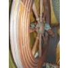 Image 5 : Antique Original Flax Wheel In Ex Condition - 34 x 37T (Wheel 27" Diam)