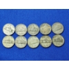 Image 4 : x10 Assorted Years Jefferson Wartime Nickels FV: $0.50