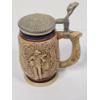 Image 2 : Two Vintage Collectible Beer Steins (7.5/10.5" Tall)