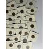 Image 2 : Lot of 45 Assorted Year Pennies, Including Wheat and Copper, FV $.45