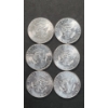 Image 2 : (6) United States 90% Silver Kennedy Half Dollars - AU Condition - Face Value: $3.00
