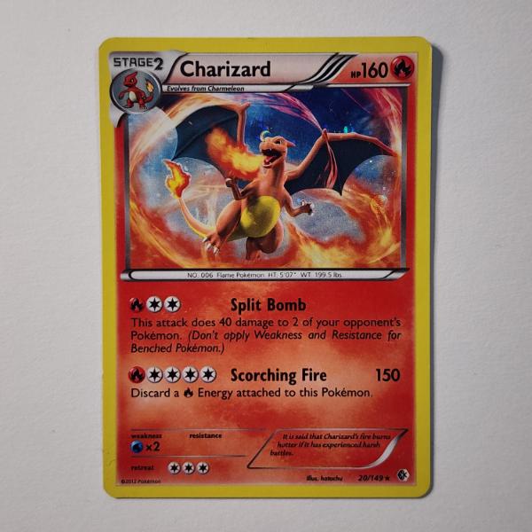 Charizard 20/149 Holo Rare Pokemon Trading Card