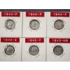 Image 2 : Ten Assorted Silver Mercury Dimes in Great Condition in Sleeves - $1.00 Face Value