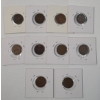 Image 12 : Lot Of (10) United States Indian Head Cents - Years 1890-1899