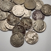 Image 5 : Lot of 36 Assorted United States Nickels Including Buffalo & "V" Face Value: $1.80
