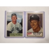 Image 1 : 1954 Bowman & Dan-DEE Mickey Mantel Throwback Baseball Cards - Mint Comdition
