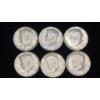 Image 1 : (6) 1964 90% Silver Kennedy Half Dollars - Face Value: $3.00