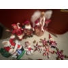 Image 7 : *Pick Up At Mantua Home-No Shipping Available*  Orange Tote of Christmas Decor - Reindeer - Santa 