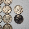 Image 4 : $1.60 Face Value of Assorted Years 90% Silver Mercury Dimes & $.20 in Non-Silver - Total FV: $1.80