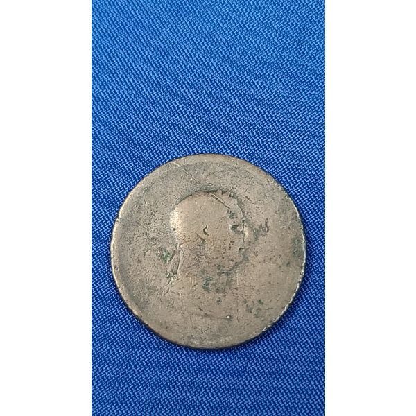 1806 UK GREAT BRITAIN United Kingdom KING GEORGE III Old 1/2 Penny Coin