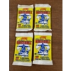 Image 1 : 4 - Unopened 1990 Score Wax Packs Baseball Cards - 16 Cards Per Pack - Mint Condition