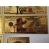 Image 4 : x5 Assorted Toy Story $100 99999999 24K Gold Foil Banknotes Set w/ CoA