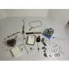 Image 1 : Large lot of costume Jewelry - Includes Heart-Shaped Jewelry Holder - Necklaces - Bracelets 