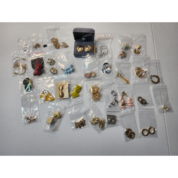 Over 20 Pairs of Assorted Costume Earrings