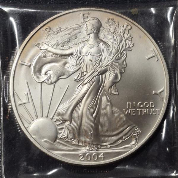 2004 United States Silver 1 Oz .999 Silver Eagle