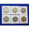 Image 6 : 6 Walking Liberty Silver Half Dollars 1941, 1942, Unknown Years FV: $3.00